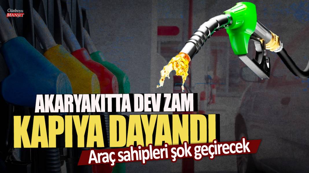 Araç sahipleri şok geçirecek: Akaryakıtta dev zam kapıya dayandı 1